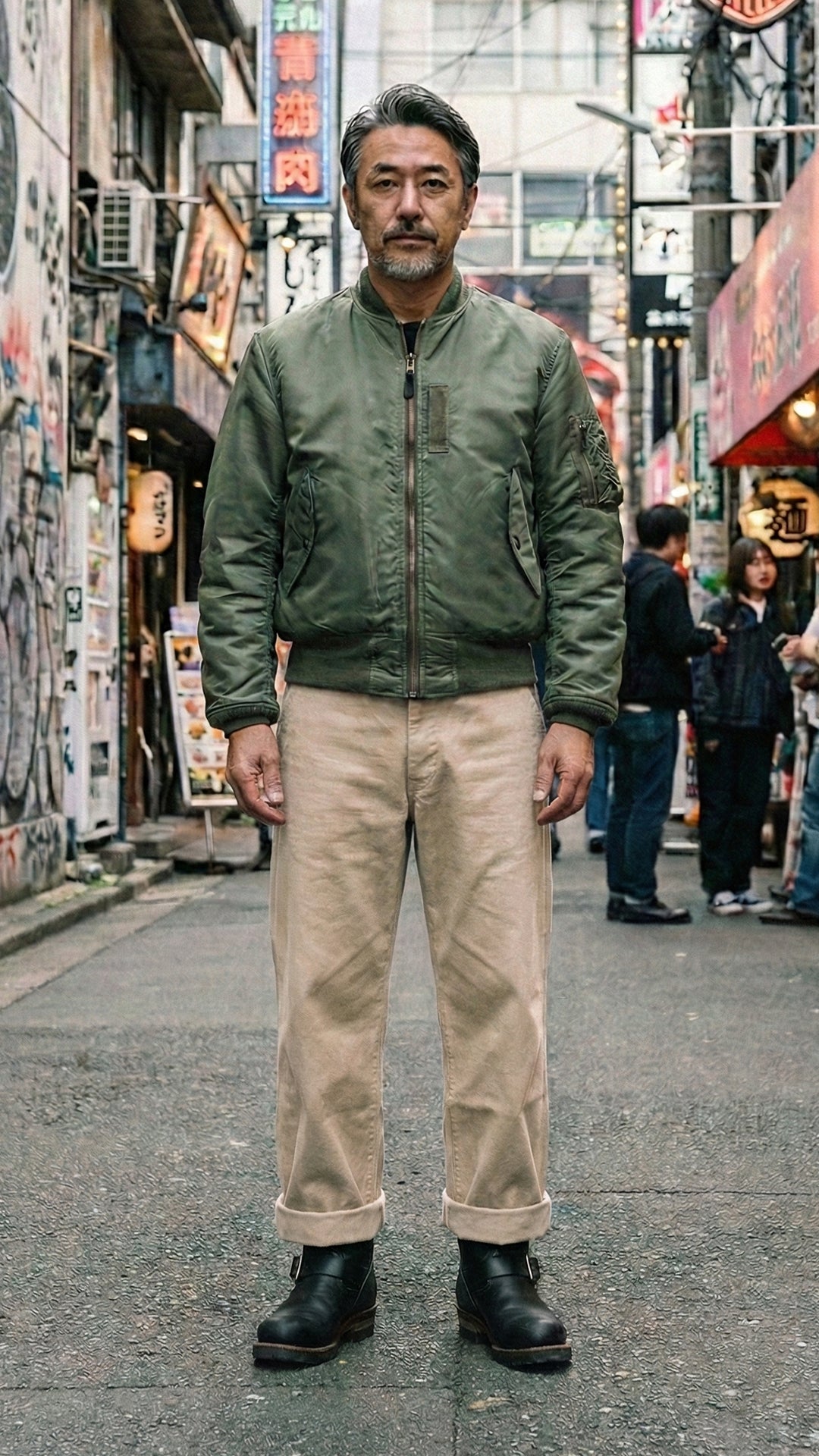 MA-1とエンジニアブーツでつくる大人のストリートミリタリー